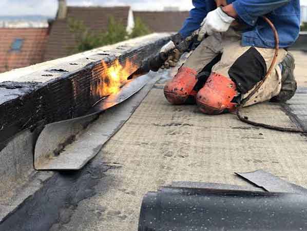 Réfection complète de toit-terrasse bitumé